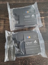 SEALED 🖤 IKONG LC203XL 2 Pack Inkjet Printer Ink Cartriges In Black picture
