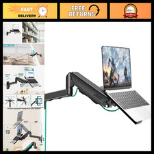 Adjustable Laptop Wall Mount with Vented Tray for 11-32