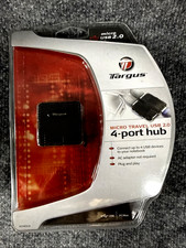 Targus 4-Port External Hub ACH63US Micro Desktop USB 2.0 Black NEW picture
