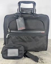 TUMI Wheeled Alpha Ballistic Briefcase Laptop 26102D4 Nylon W/Sm Pouch picture
