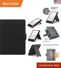 Universal Leather Stand Case for 6-6.8” E-readers - Elegant Black Protection picture