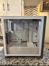 Corsair 4000D Airflow ATX Mid Tower PC Case White - Used - Damaged Glass picture