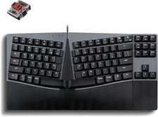 PERIBOARD-335BR Wired Ergonomic Mechanical Compact Keyboard - Low-Profile Brown picture