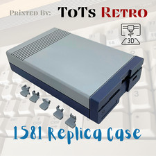 Commodore 1581 Replica Case Grey 3d Printed For Commodore c64 c128 CBM picture
