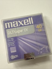 MAXELL DLT Tape IV 40GB 1/2inch Tape Cartridge NEW Factory Sealed picture