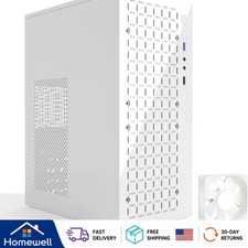 Sleek White Micro ATX Case - High Airflow Design with Multiple Fan Support picture