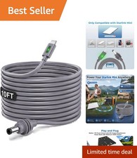 Durable 10FT USB-C to DC Power Cable for Starlink Mini - Fast Charging picture