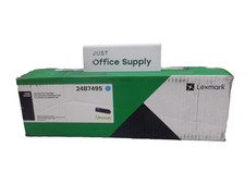 Genuine Lexmark 24B7495 Cyan Print Cartridge Toner Cartridge D picture