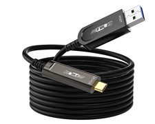 GeoHN.G USB A to USB C Fiber Optic Cable 10M 33FT 10Gbps For VR Camera Laptops picture