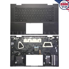 New HP ENVY 15-EU 15M-EU0023DX 15-EU0033DX Palmrest Keyboard Backlit M45489-001 picture