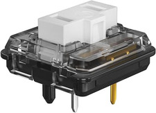 Kailh 1350 Chocolate White Low Profile Mechanical Keyboard Switches,Clicky RGB/S picture