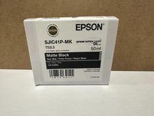 Epson UltraChrome SJIC41P-MK T52L5 Black Ink Cartridge 50ml picture