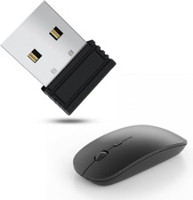 Slim Silent Wireless Mouse, Rechargeable Ultra-Thin Ergonomic Design, 2.4G picture