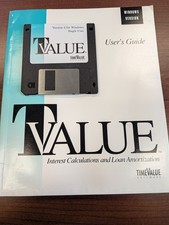 Vtg TVALUE User's Guide W/ 3.5