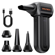 WOLFBOX MF60 Compressed Air Duster, 3-Speed Adjustable, Electric, Cordless picture