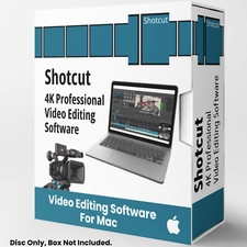 Shotcut Professional HD Video Editing Software Suite for Mac on CD-ROM picture