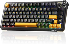 AU75 Wireless Mechanical Keyboard, x Aula 75% Hot-Swappable RGB Gaming Keyboard picture