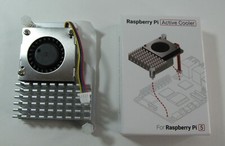 NEW OFFICIAL RASPBERRY SC1148 PI 5 ACTIVE COOLER ALUMINUM HEATSINK COOLING FAN picture
