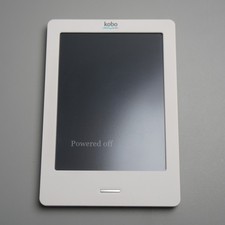 Kobo Touch N905 2GB White Silver Quilt Back E-Reader 6in E Ink Wi-Fi picture
