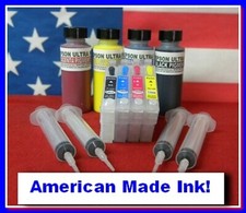 Compatible Pigment Refill Kit Cartridges For Epson # 200 Cartridges picture