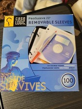 Case Logic PSR100 ProSleeve White Plastic CD/DVD/Blu-ray Disc Sleeves  picture