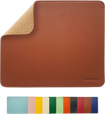 Leather Mouse Pad Wood Mouse Pad Double Side Mouse Pad with Stitched Edge New picture