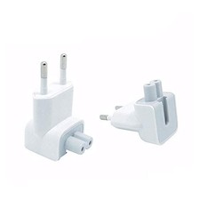 VizGiz 2 Pack US to Europe Plug Converter Travel Charger Adapter Wall White picture