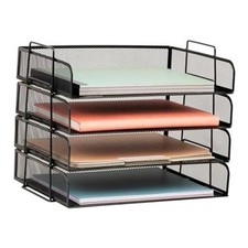Stackable Paper Tray, Desktop Organizer, File 13.3