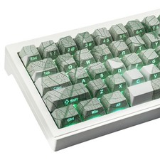 136 Keys PBT Side Printed Custom Keycap Set Double Shot Cherry Profile MX picture
