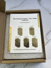Mini Industrial 5 Ports Gigabit Switch Hardened, RJ45 Ethernet Din Rail Mount picture