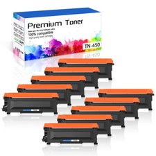 10 TN450 Toner Cartridge for Brother DCP-7055 HL-2275DW 2280DW MFC-7362N 7460DN picture