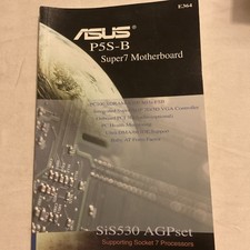 RARE ASUS P5S-B MOTHERBOARD USER MANUAL RM4-BIN29-14 picture