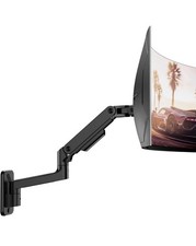 NEW ARES WING Ultrawide Monitor Arm Black 17 to 49 Inch Heavy Duty Gas Spring picture