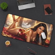 Wonder Woman XXL Gaming Desk Mat DC Comics Mouse Pad Desk Pad picture