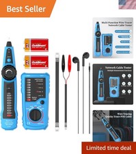 Network Cable Tester & Wire Tracer with Tone Generator - RJ45/RJ11 picture