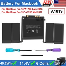 A1706 A1819 Battery For MacBook Pro 13