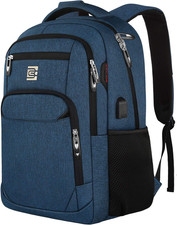 Mochila para laptop viaje negocios antirrobo resistente agua con puerto usb picture