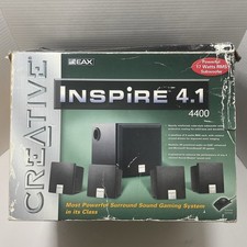 Creative Inspire 4400 4.1 PC Speaker System Subwoofer Open Box picture