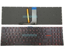New MSI GL65 GL75 Leopard 9SC 9SD 9SE 10SDR 10SER 10SFR Red Backlit Keyboard US picture