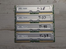 Toshiba THMR1E8-8 RAMBUS ECC Memory 512MB (128MBx4) RDRAM Lot 4 Sticks Kit picture