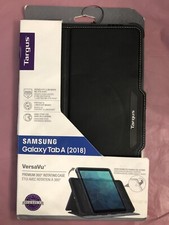 Targus VersaVu 360 Degree Rotating Case For Samsung Galaxy Tab A (2018)Black-New picture