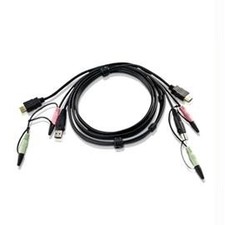 Aten-New-2L7D02UH _ ATEN 6FEET USB HDMI KVM CABLE USB TYPE-A MALE/MALE picture