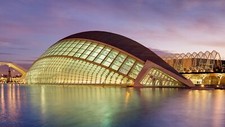 Landscape photography water building architecture spain Custom Gaming Mat Desk picture