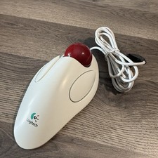 Logitech Marble Mouse T-BB14 Retro Ergonomic Trackball TESTED picture