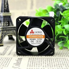 1pcs New For Y.S.TECH FD486025EB 6025 6CM 48V 0.11A 2PIN Cooling Fan picture