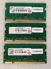 Lot of 3 TRANSCEND TS128MSQ64V8U 1G 1Rx8 DDR2 800MHz RAM Memory picture