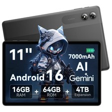 TABWEE T30 11 Inch Android 16 Tablet 16GB+64GB 4TB Expansion 7000mAh 5G WiFi GPS picture