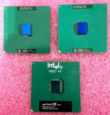 Lot of 3 Intel Pentium III Slot 370 CPU Processor 2-600mhz 1-667mhz you get all3 picture