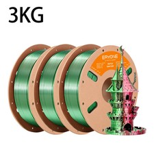 ERYONE Dual Color Silk PLA 3D Printer Filament 1.75mm 1KG Spool Multicolor picture