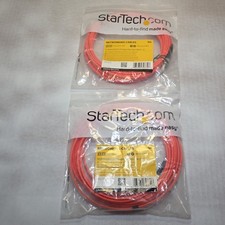 2 packs-LC to ST Multimode Duplex 62.5/125 Fiber Optic Jumper Patch 5m (16.40ft) picture